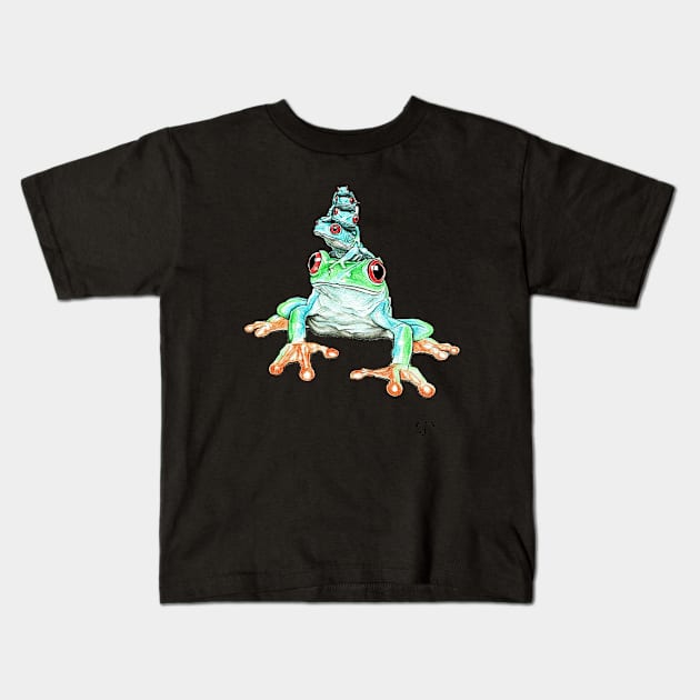 Frogy Kids T-Shirt by tristan.r.rosenkreutz